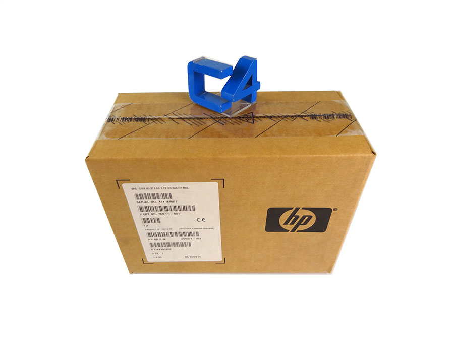 HP 769771-001 3TB SAS 6G 7.2K LFF DP MDL HDD *New Sealed* - 762287-B21, 762300-001 