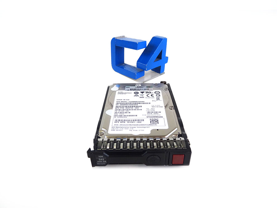 HP 781577-001 600GB 12G SAS 10K 2.5IN SC HDD *New Sealed* - 781516-B21, 781581-002