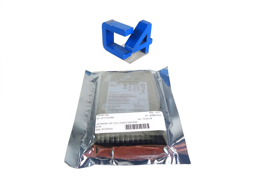 HP 781581-002 600GB 10K 12G 2.5INCH SAS HDD *New Bulk* - 781516-B21, 781577-001