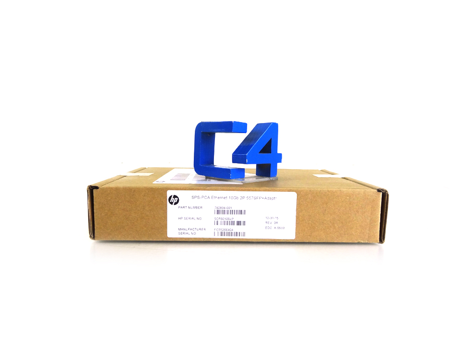 HP 792834-001 HP 10GB 2-PORT 557SFP+ ADAPTER *New Sealed* - 788991-001, 788995-B21 (Default)