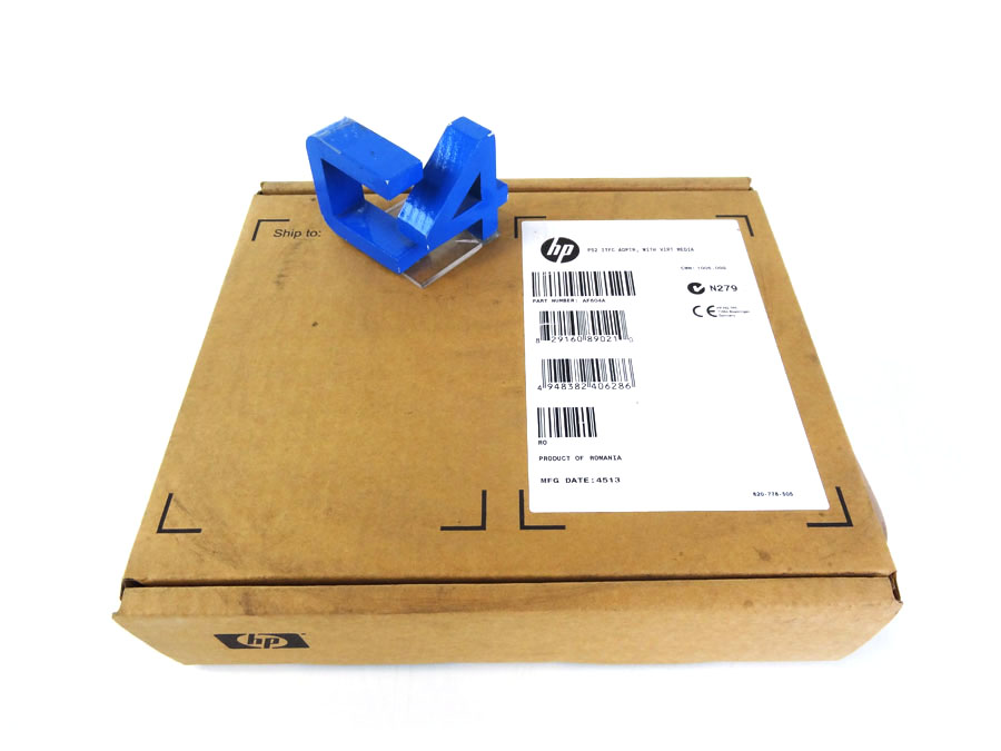 HP AF604A PS2 VIRTUAL MEDIA INTERFACE ADAPTER *New Sealed* - 414619-001