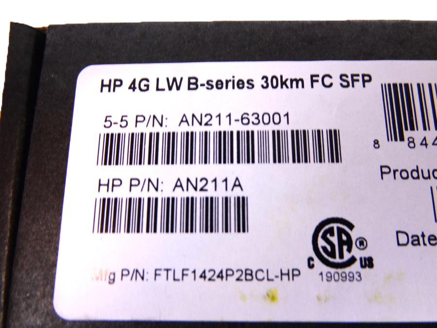 HP AN211A HP 4GB LONG WAVE B-SERIES 30KM SFP