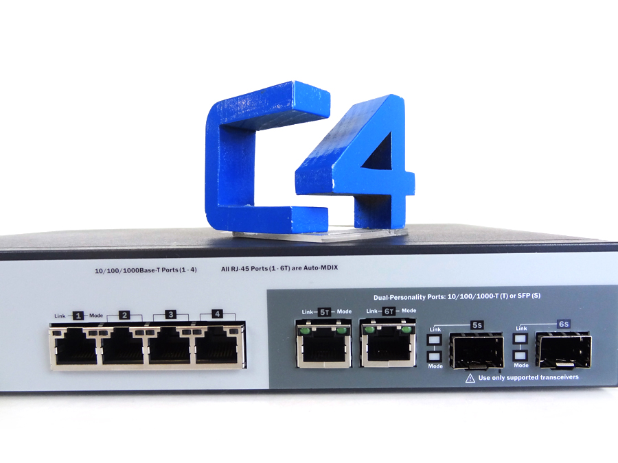 HP J9693A MSM720 ACCESS CONTROLLER NETWORK MANAGEMENT 6 PORTS - J9693-61101