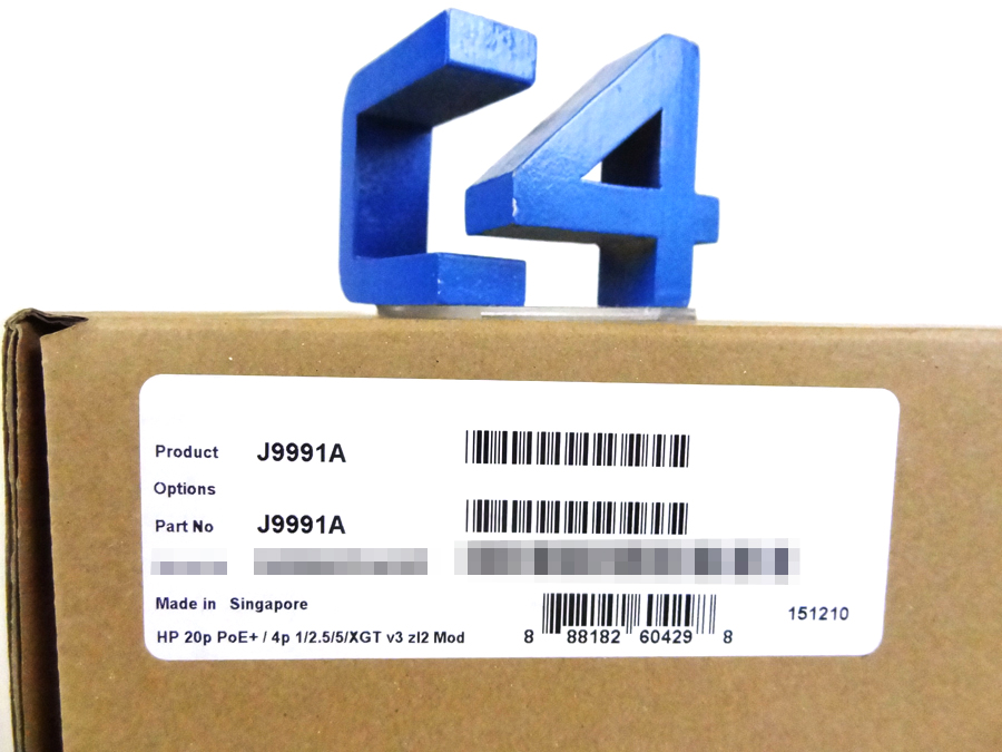 HP J9991A MODULE 20P POE+ / 4P XGT V3 *New Sealed* - J9991-61001