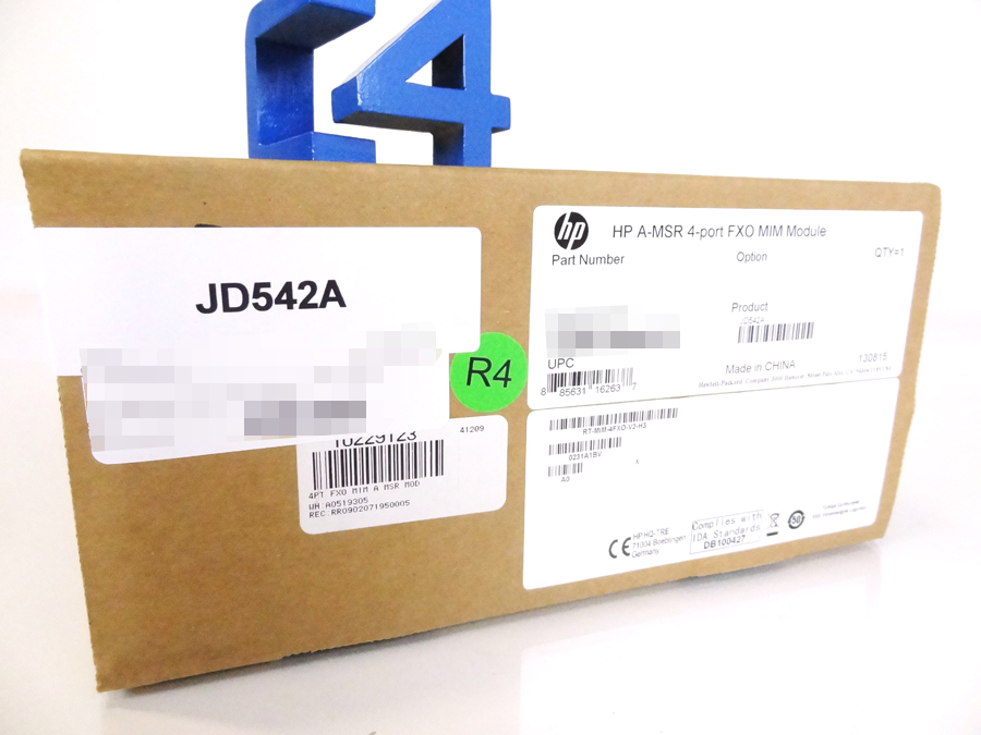 HP JD542A HP MSR 4PORT FXO MIM MODULE