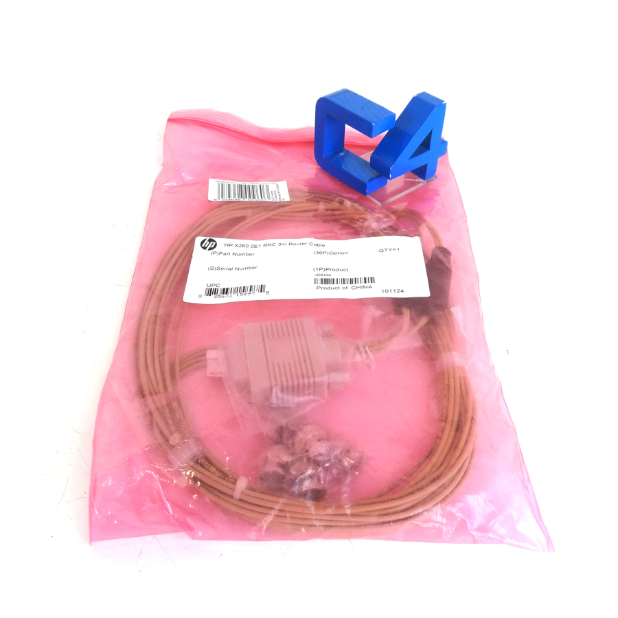 HP JD643A X260 2E1 BNC 3M ROUTER CABLE