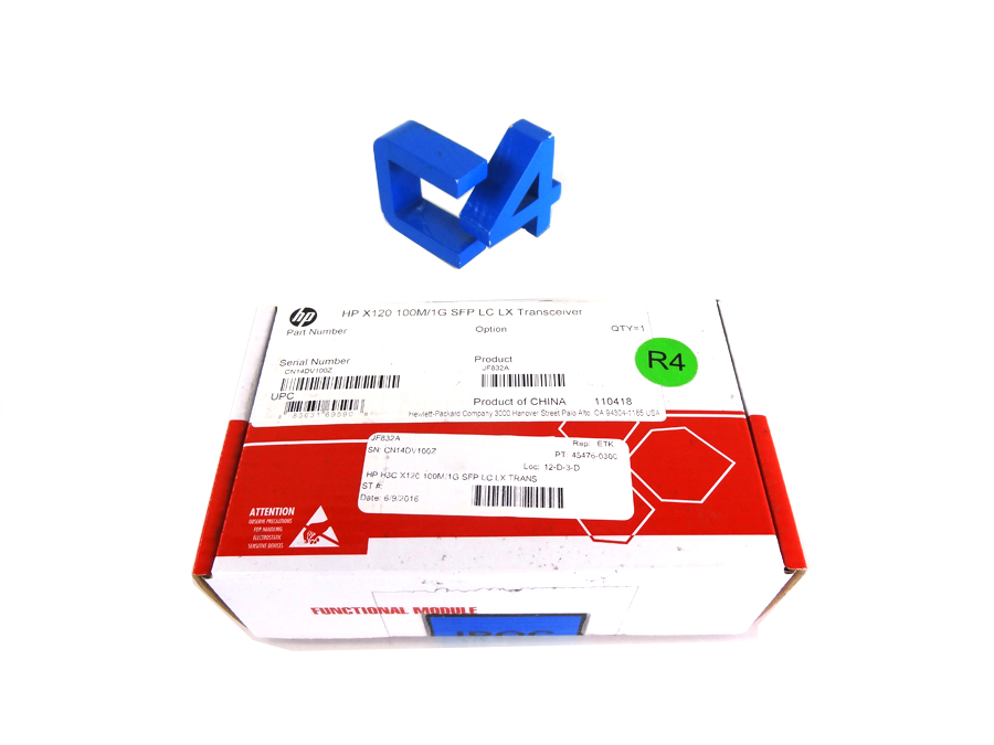 HP JF832A X120 100M/1G SFP LC LX TRANSCEIVER *New Sealed* - JF832-61101, 0231A75H