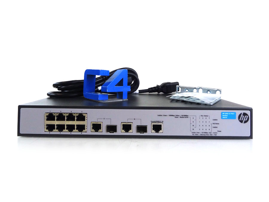 HP JG537A HP PROCURVE 1910-8-POE+ SWITCH