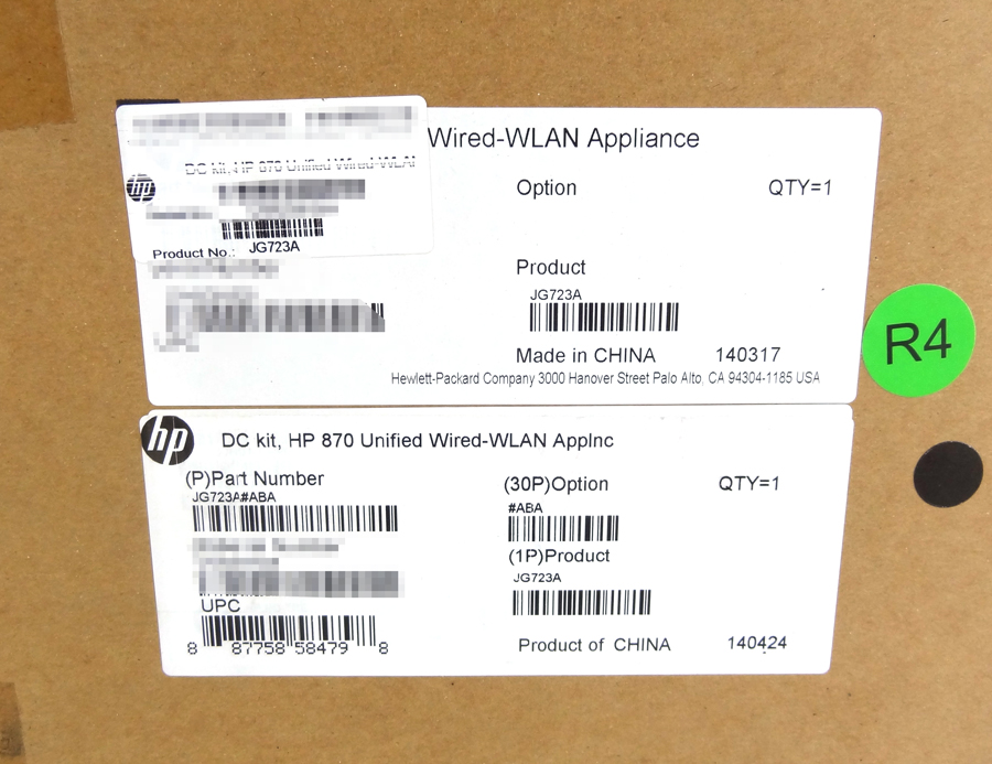 HP JG723A 870 UNIFIED WIRED-WLAN APPLIANCE JG723-6100​1