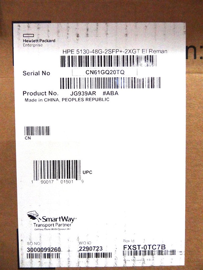 HP JG939A 5130-48G-2SFP+-2XGT EL SWITCH *HP Renew* - JG939-61001 