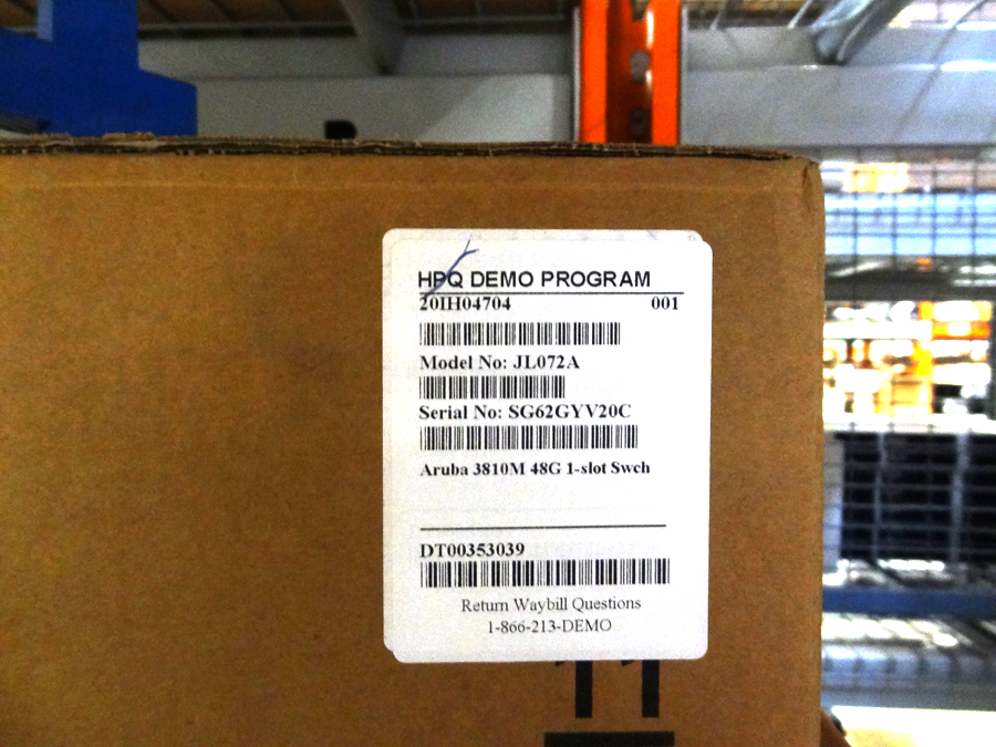 HP JL072A 3810-48G W/1 SLT SWITCH - JL072-61001 