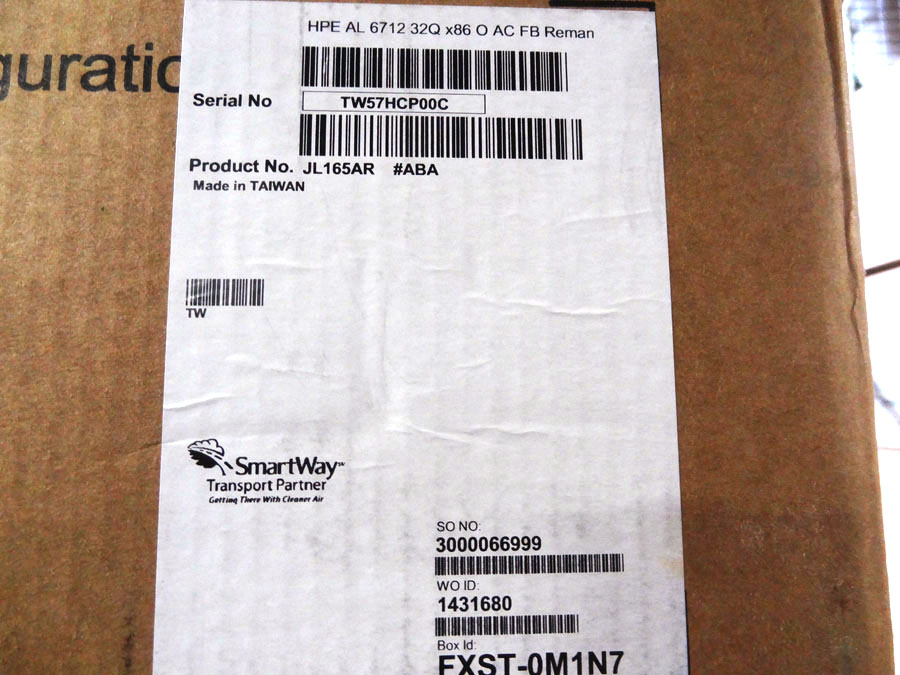 HP JL165A ALTOLINE 6940 32QSFP+ X86 ONIE AC Front-to-Back Switch *HP Renew*