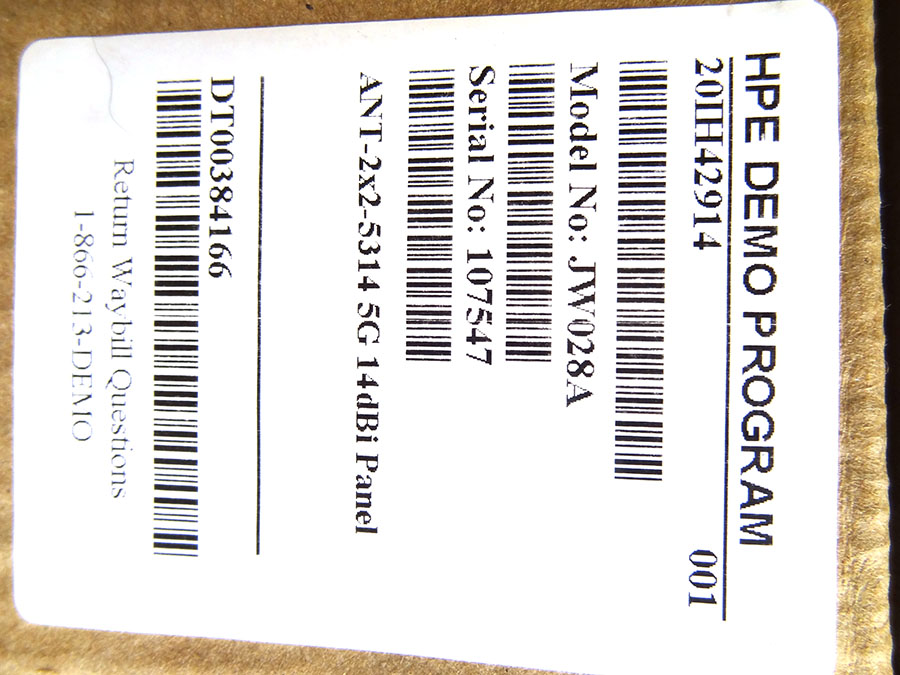 HP JW028A ANT-2X2-5314 5G 14DBI PANEL 