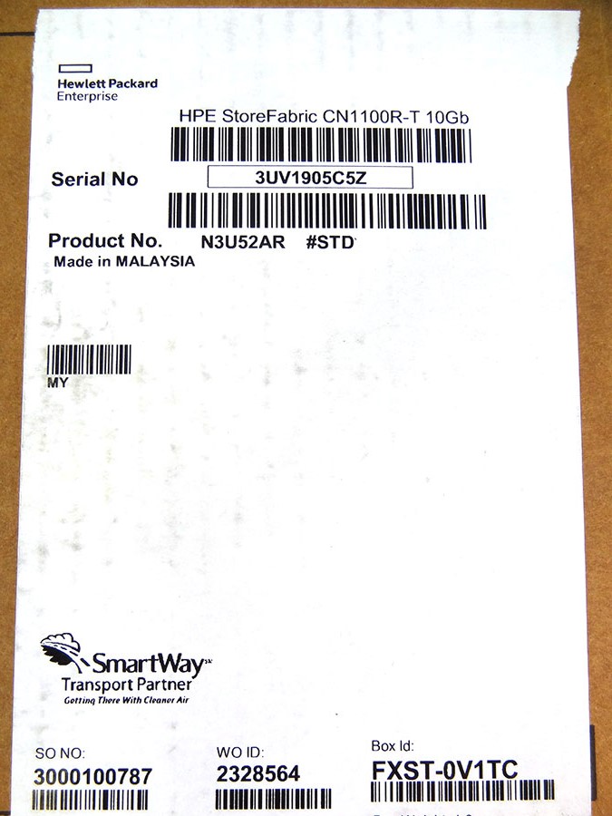 HP N3U52A STOREFABRIC CN1100R-T 10G CNA - 827605-001
