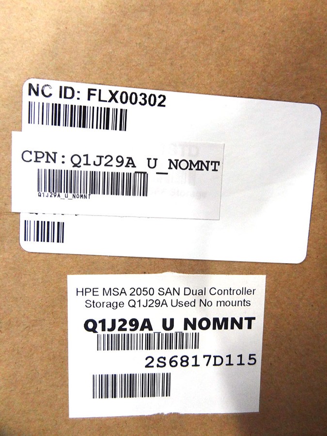 HP Q1J29A MSA 2050 SAS DUAL CONTROLLER SFF STORAGE ARRAY