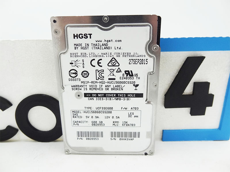 HITACHI HUC156060CSS20 600GB 15K 2.5 SAS 12GBPS HDD