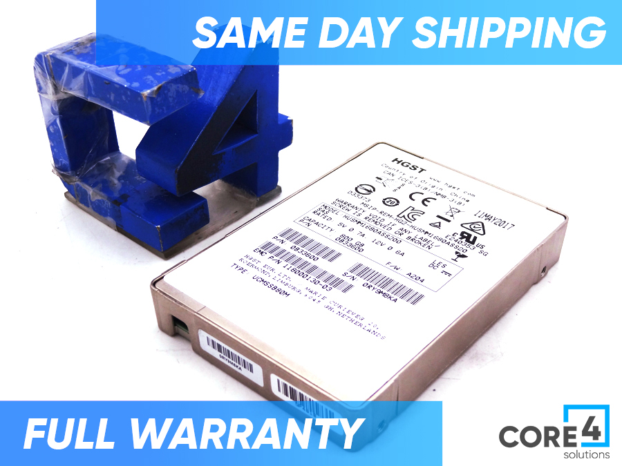 EMC HUSMM1680ASS200 800GB 12GBPS MLC SAS SSD - 005051651, 118000130-01