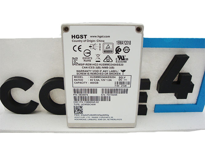 HGST HUSMM3240ASS204 Hitachi HGST 400GB 2.5 MLC SE WI SAS SSD