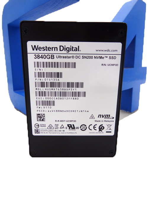 HITACHI HUSMR7638BDP3Y1 3.84TB SN200 2.5 MLC 3.0 x4 NVMe SSD