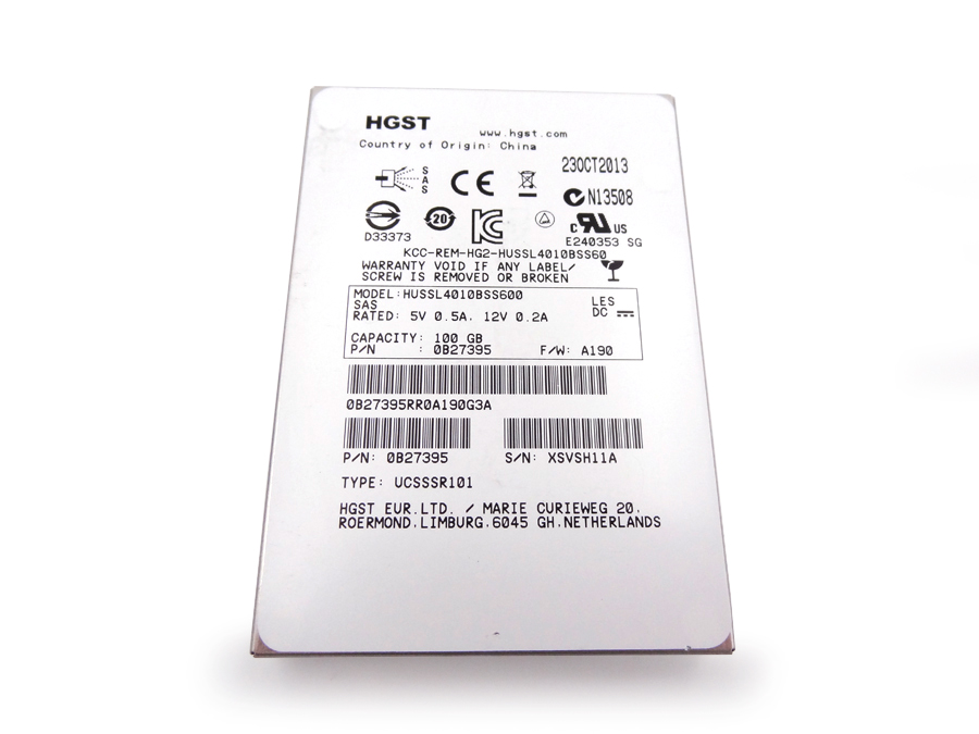 HITACHI HUSSL4010BSS600 100GB 6G SFF SAS SSD