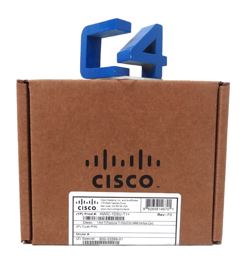 CISCO HWIC-1DSU-T1 1-Port T1Fractional T1 DSUCSU WAN