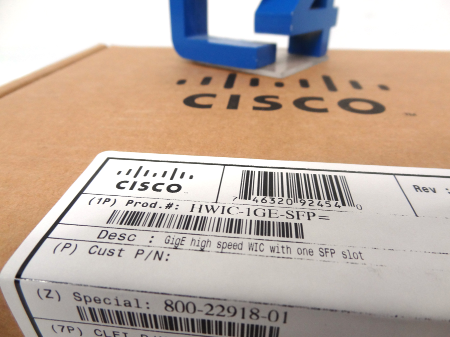 CISCO HWIC-1GE-SFP GigE High Speed WIC With One SFP Sl