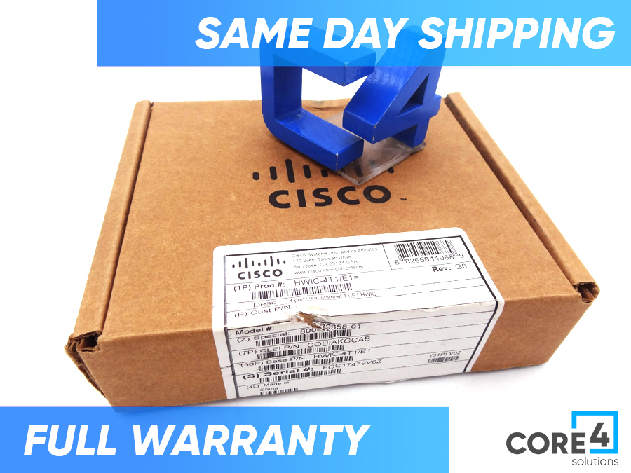 Cisco HWIC-4T1/E1 Cisco 4 Port Clear Channel T1/e1