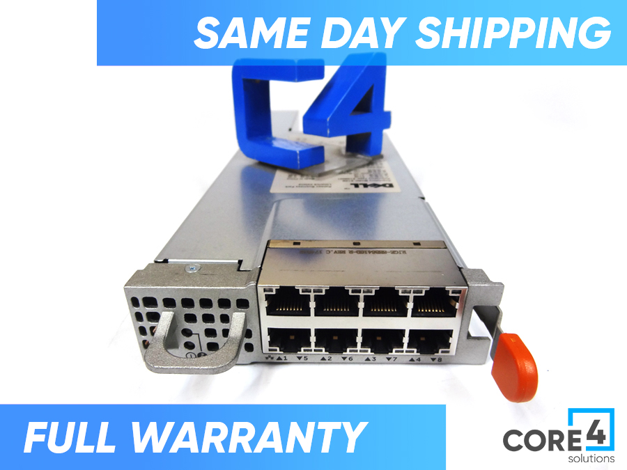 DELL HYJ81 FX2S I/O MODULE BASE-T 1G 8PORTS