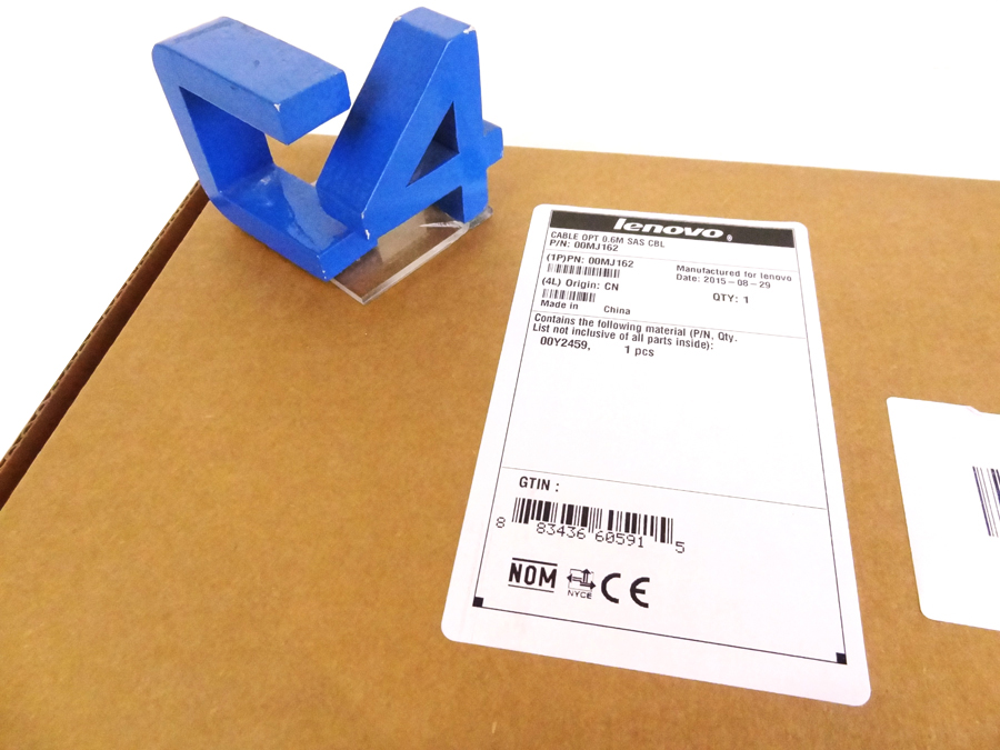 LENOVO 00MJ162 0.6 SAS CABLE (MSAS HD TO MSAS) - NEW SEALED