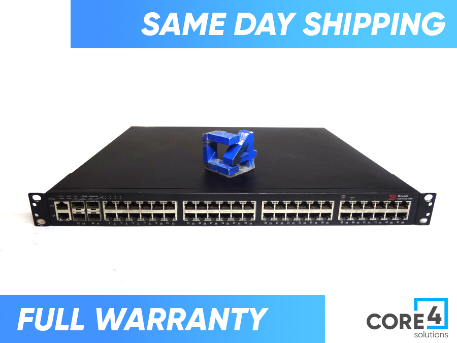 BROCADE ICX6450-48P 48 Port Gigabit Ethernet Switch 