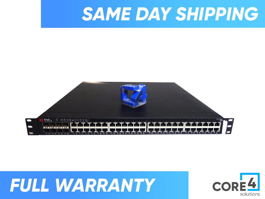 BROCADE ICX6610-48-PE ICX 6610-48 48 PORTS MANAGED SWITCh 