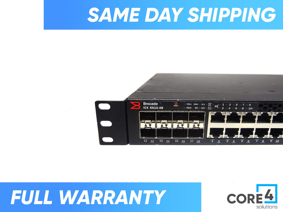 BROCADE ICX6610-48-PE ICX 6610-48 48 PORTS MANAGED SWITCh 