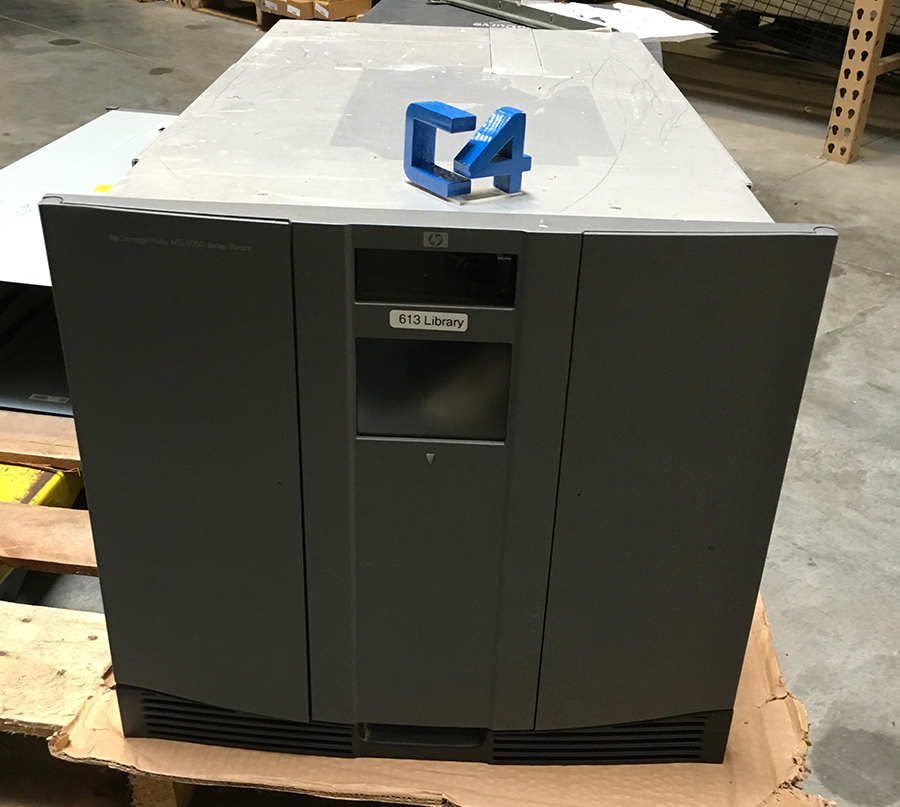 HP AJ031A MSL6060 (2) LTO4 DRIVES SCSI