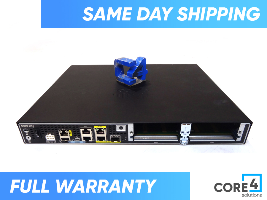 CISCO ISR4321/K9 ISR 4321 2GE 2NIM 4G FLASH 4G DRAM *New Open Box* 