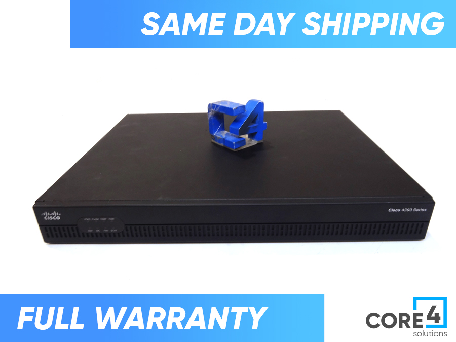 CISCO ISR4321/K9 ISR 4321 2GE 2NIM 4G FLASH 4G DRAM *New Open Box* 