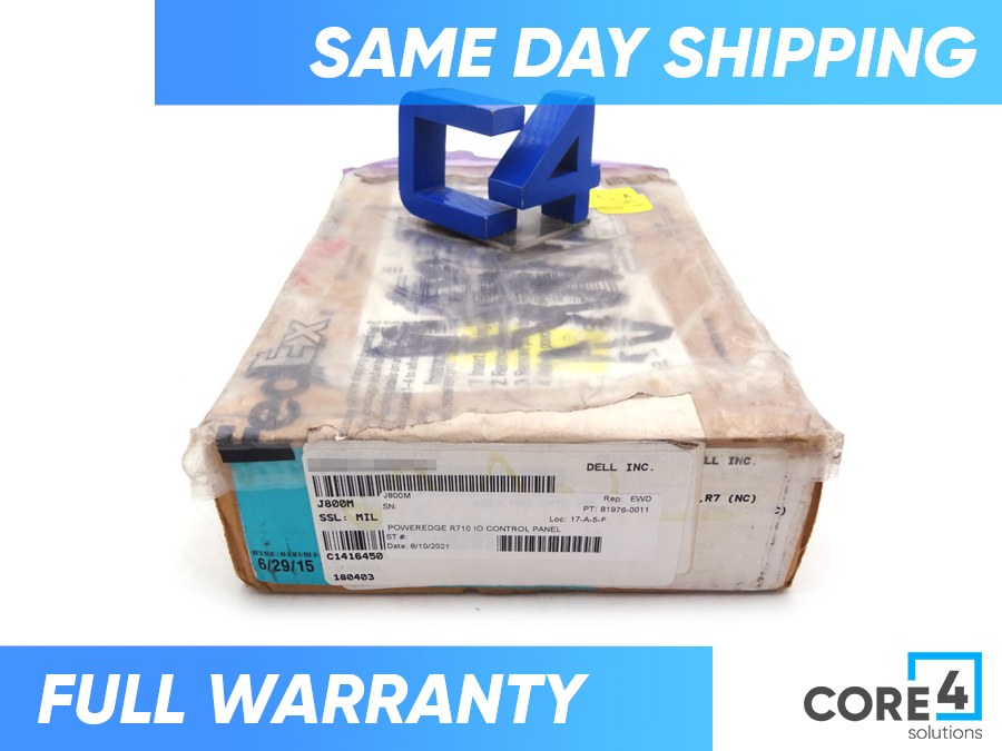 DELL J800M POWEREDGE R710 IO CONTROL PANEL *New Bulk*