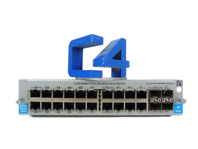 HP J9033A PROCURVE VL 20P GIG-T+ 4P SFP MODULE SWITCH EXPANSION MODULE - 20 PORTS