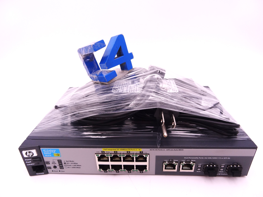 HP J9137A E2520-8-POE SWITCH 
