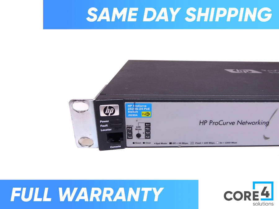 HP J9299A PROCURVE 2520G-24-POE SWITCH - J9299-69001