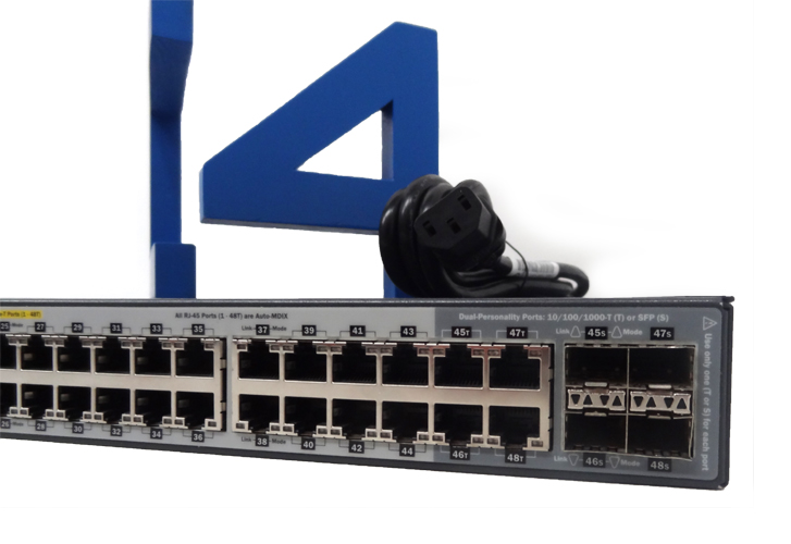 HP J9311A E3500-48G-POE+ YL SWITCH SWITCH - 48 PORTS - MANAGED (J9311A#ABA). NEW FACTORY SEALED