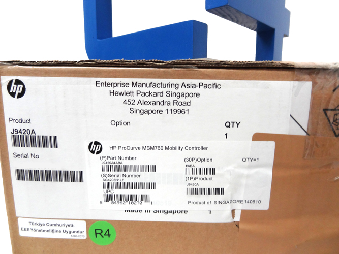 HP J9420A E-MSM760 MOBILITY CONTROLLER - NETWORK MANAGEMENT DEVICE (J9420A#ABA). NEW FACTORY SEALED.