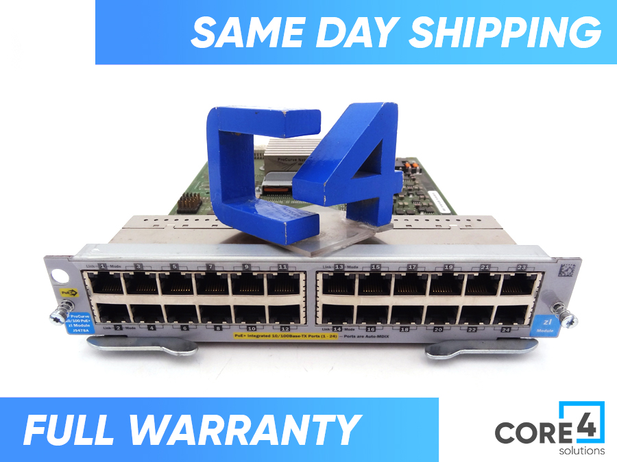 HP J9478A PROCURVE 24 PORT 10/100 POE+ZL MOD - J9478-69001