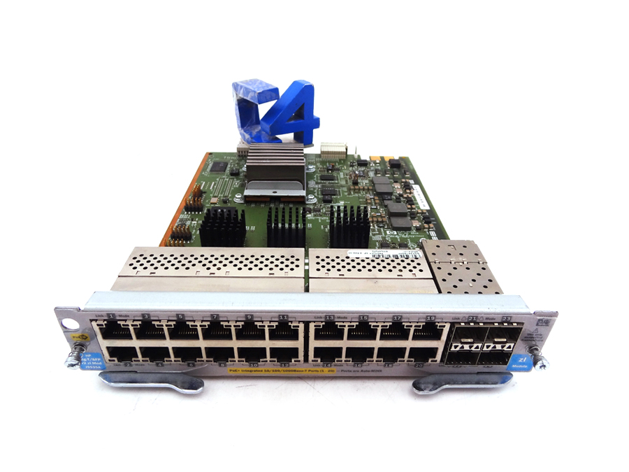 HP J9535A 20-PORT GT POE+/4-PORT SFP V2 Z MOD - J9535-61001
