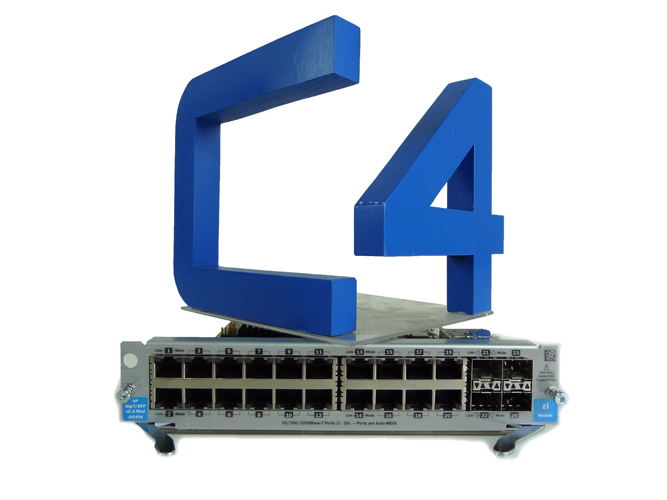 HP J9549A 20-PORT GIG-T / 4-PORT SFP V2 ZL MODULE