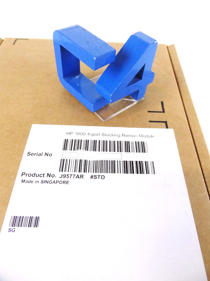 HP J9577A E3800 4 PORT STACKING MODULE *HP Renew* - J9577-61001