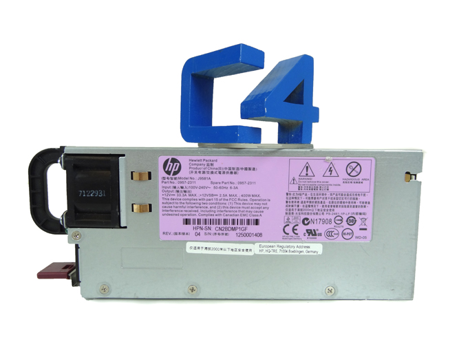 HP J9581A#ABA 400 WATT AC SWITCHING POWER SUPPLY FOR HP E3800 X311