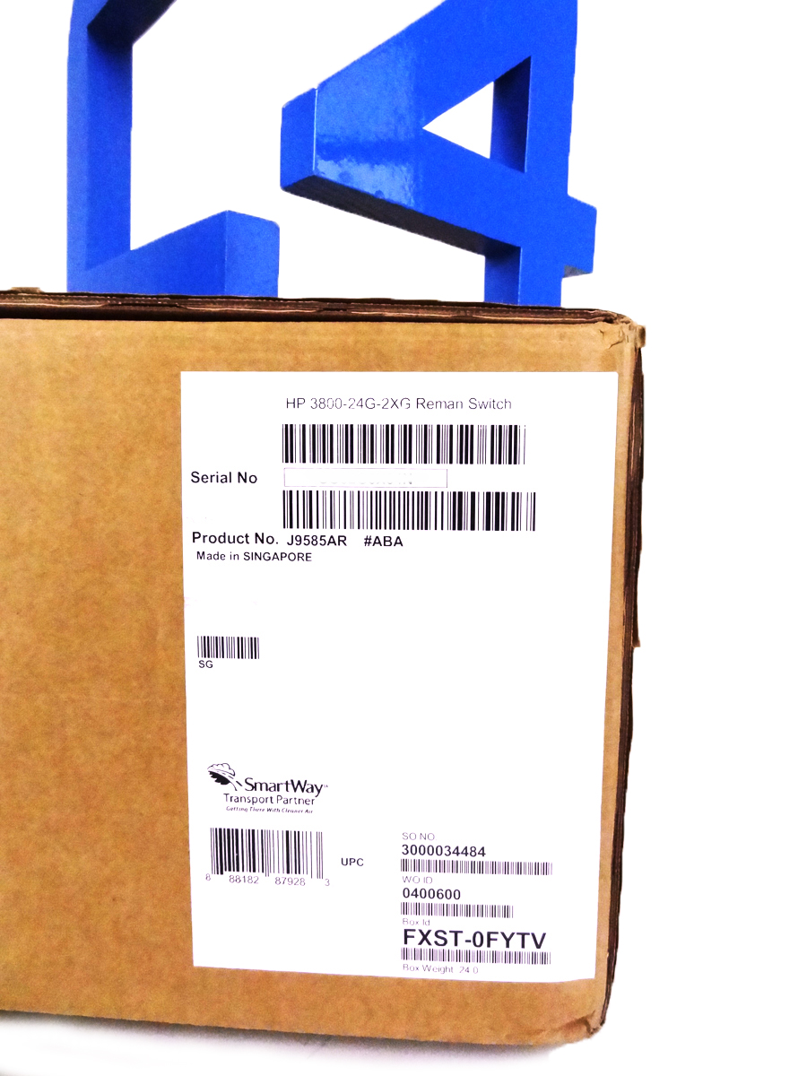 HP J9585A 3800-24G-2XG SWITCH - J9585-61001, J9585-61101