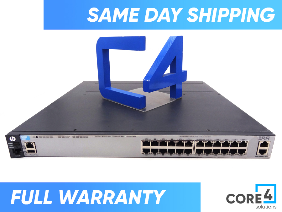 HP J9585A E3800-24G-2XG Layer 3 Switch - J9585-61001, J9585-61101