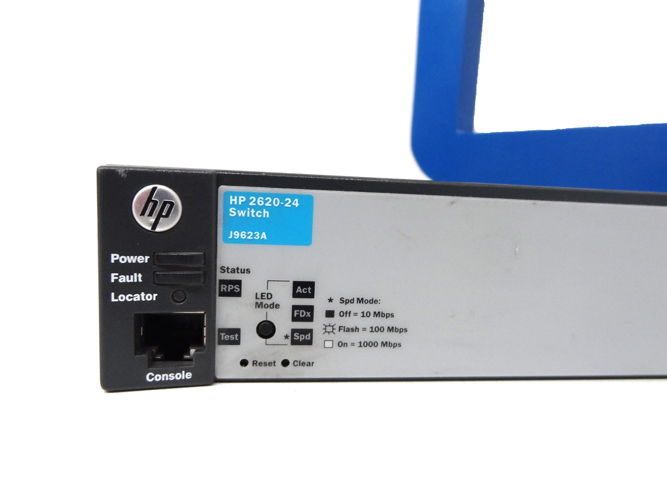 HP J9623A 2620-24 SWITCH - SWITCH - L4 - MANAGED - 24 X 10/100 + 2 X 10/100/1000 + 2 X SFP - RACK-MOUNTABLE (J9623A#ABA). NEW FACTORY SEALED
