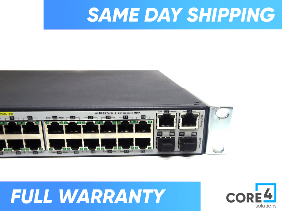 HP J9625A E2620-24-POE+ 24 POE SWITCH